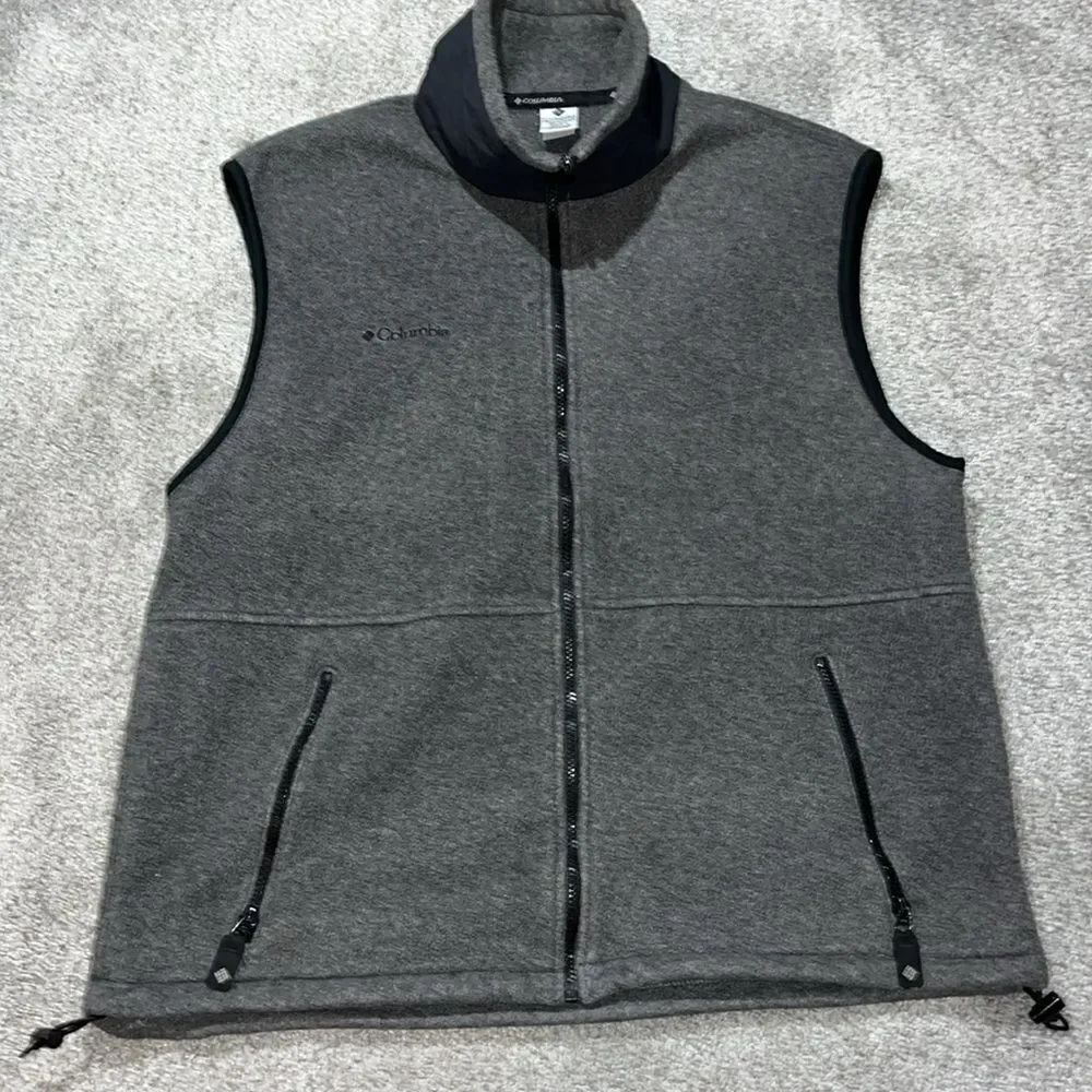 Vintage Columbia Made In Portland Oregon USA Fleece Retro Fleece Jacket Vest L